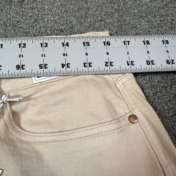 Judy Blue NWT White Cream Straight Leg Women's Garment Dyed Denim Jeans Size 14W - Picture 6 of 7